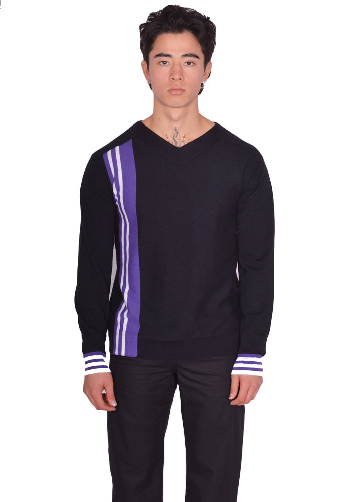 DOSHABURI通販｜KIKO KOSTADINOV OSTRO kNIT SWEATER BLACK SS25