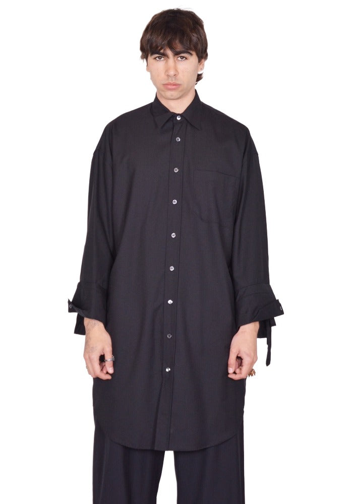 DOSHABURI通販｜MARINA YEE M.Y. SHIRT 1L LONG OVERSIZED SHIRT BLACK