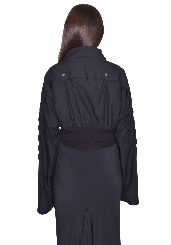 DOSHABURI通販｜RICK OWENS ANTHEM FLIGHT JACKET BLACK SS25