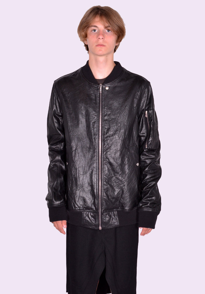 DOSHABURI 通販｜RICK OWENS CLASSIC FLIGHT LEATHER JACKET BLACK