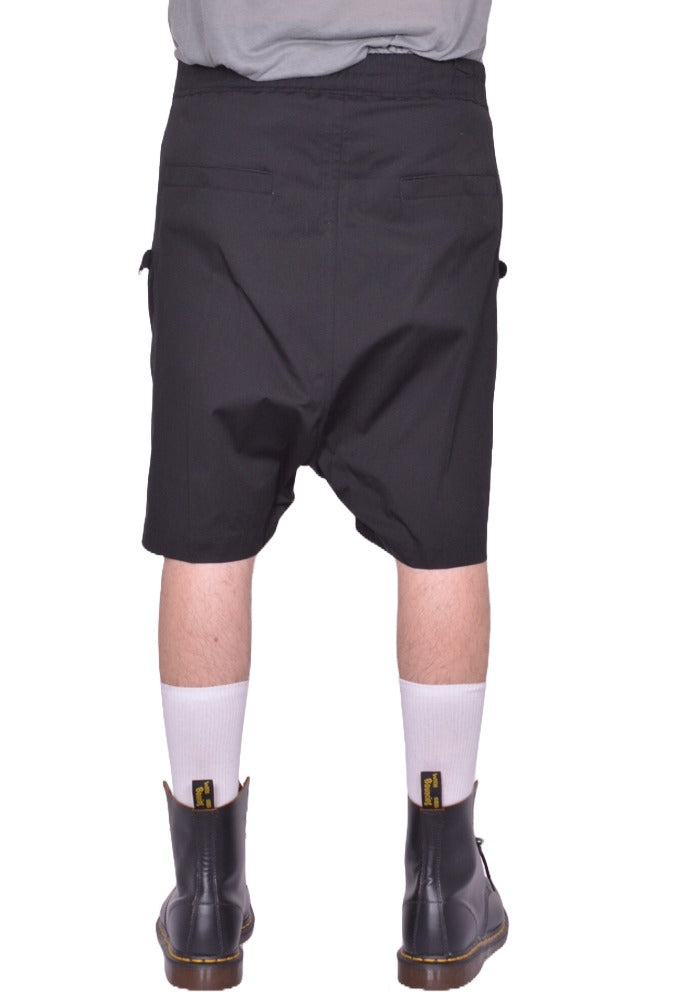 DOSHABURI通販｜RICK OWENS MEN BAUHAUS BELA SHORTS BLACK FW25