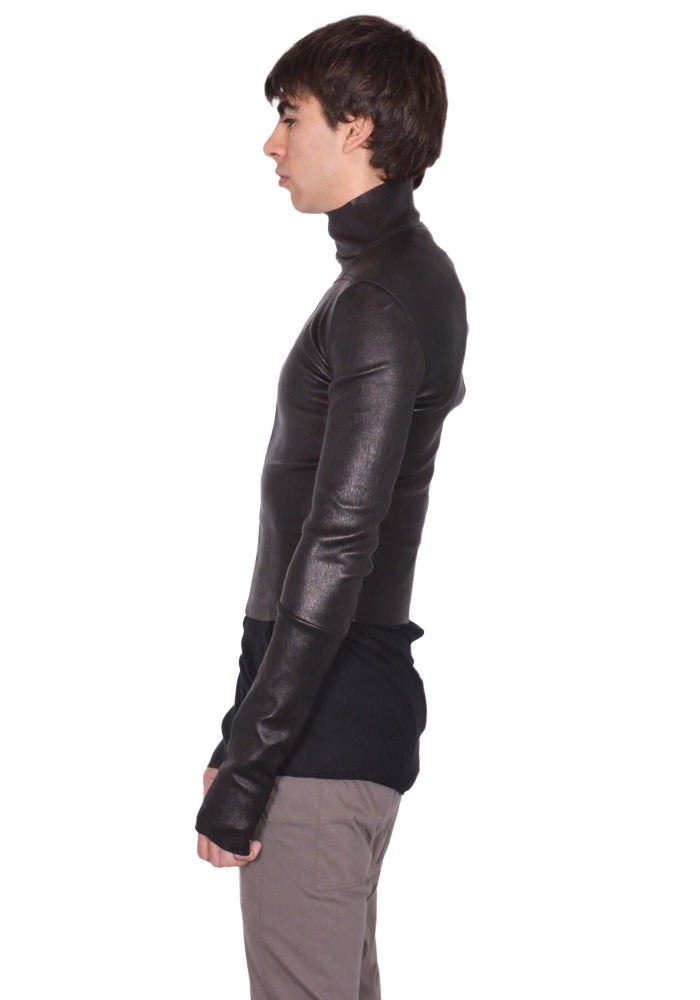 DOSHABURI通販｜RICK OWENS MEN GARY LEATHER JACKET BLACK SS26