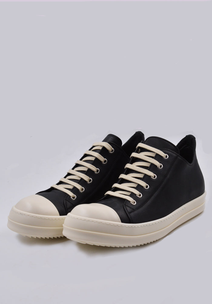 リックオウエンス通販｜RICK OWENS MEN LEATHER LOW SNEAKERS SS24