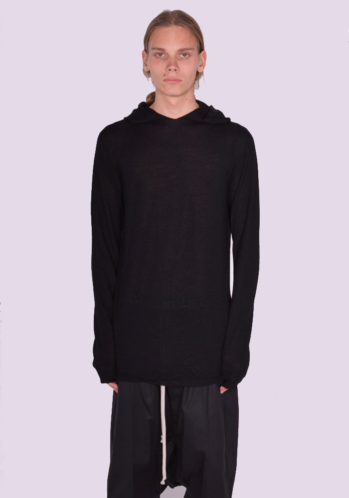 リックオウエンス通販｜RICK OWENS MEN HOODED KNIT SWEATER SS24