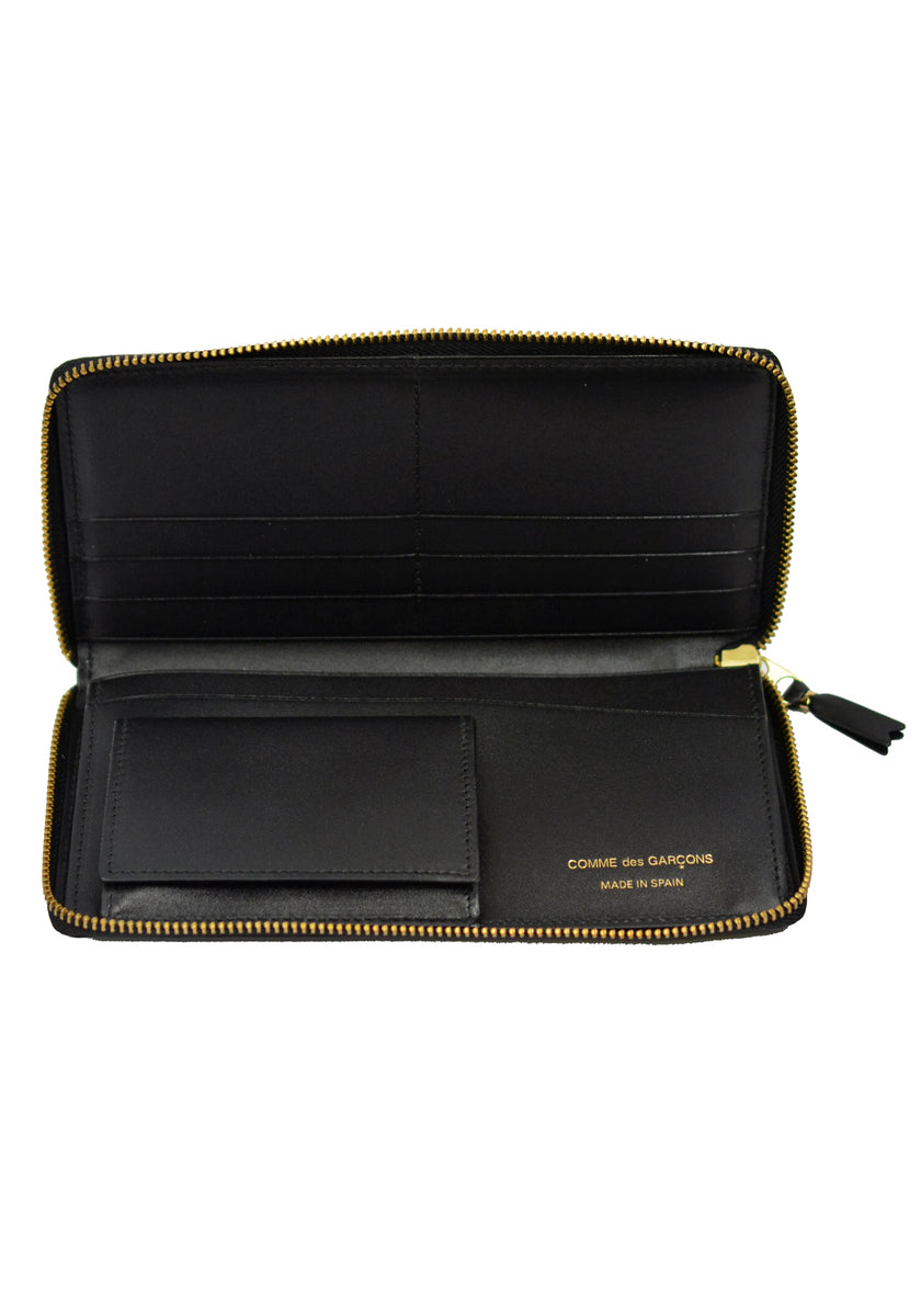 COMME DE GARCONS コムデギャルソン通販 WALLET HUGE LOGO BLACK