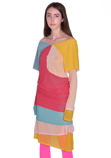 KIKO KOSTADINOV KKWSS23D04-17 MORA LAYERED DRESS MULTI COLOR SS23 | DOSHABURI Online Shop