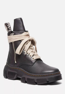 RICK OWENS x DR. MARTENS DM01D7810 1460 DMXL JUMBO LACE BOOTS BLACK SS24 | DOSHAB|URI Online Shop