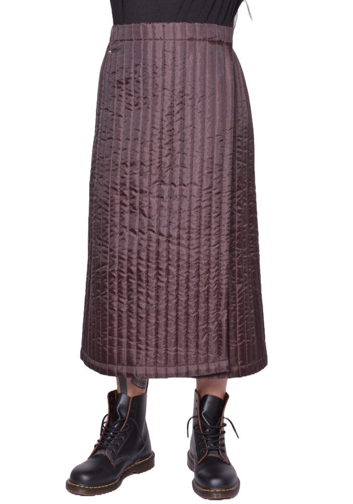 BLESS N°08 2026 MONPE SKIRT BURGUNDY FW25 | DOSHABURI Online Shop
