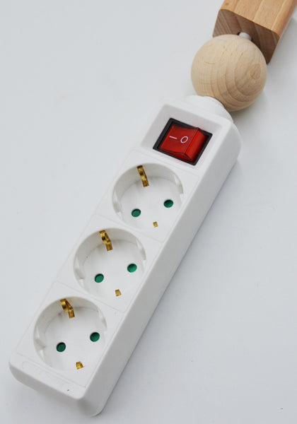 BLESS N°26 DECORATIVE HOME OBJECT CABLE JEWELRY MULTIPLUG 1.4M NATURAL | DOSHABURi Shop