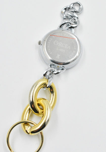 BLESS N°73 MATERIALMIX BRACELET WATCHSILVER SS26 | DOSHABURI Shop