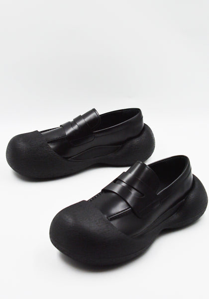 CAMPERLAB CARAMBA LEATHER MOCASINES BLACK FW25 | DOSHABURI Online Shop