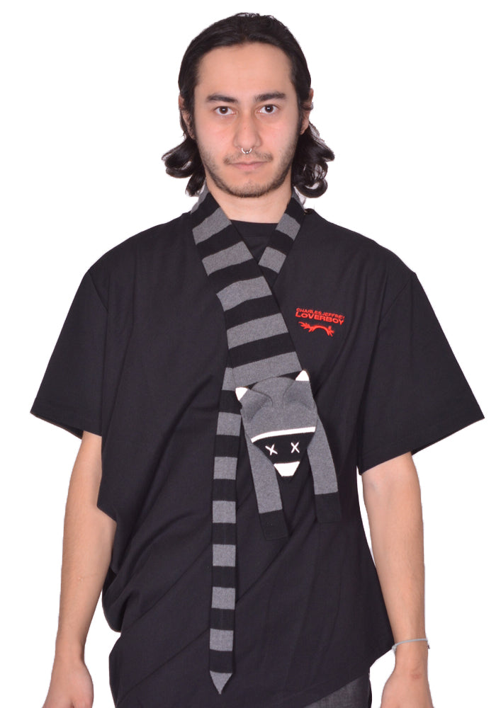DOSHABURI通販｜CHARLES JEFFREY LOVERBOY ANIMAL TIE GREY SS25