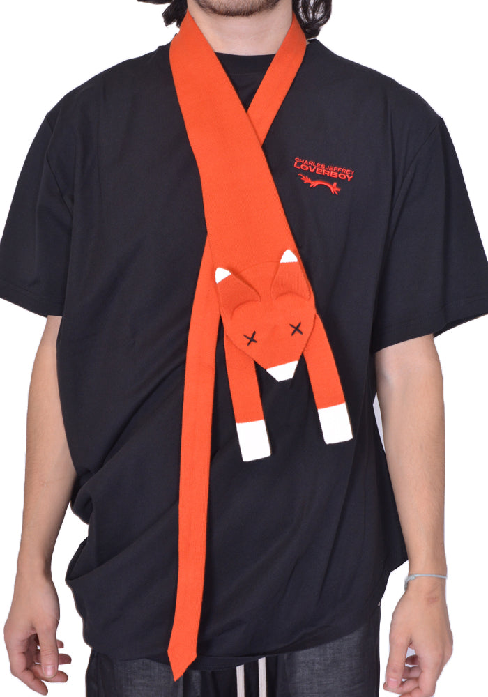 DOSHABURI通販｜CHARLES JEFFREY LOVERBOY ANIMAL TIE ORANGE SS25
