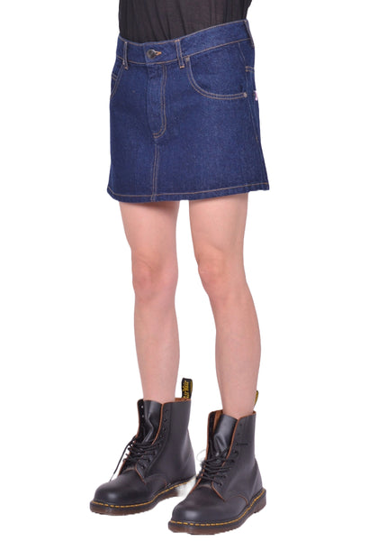 CHARLES JEFFREY LOVERBOY DENIM MINI SKIRT BLUE SS25 | DOSHABURI Shop