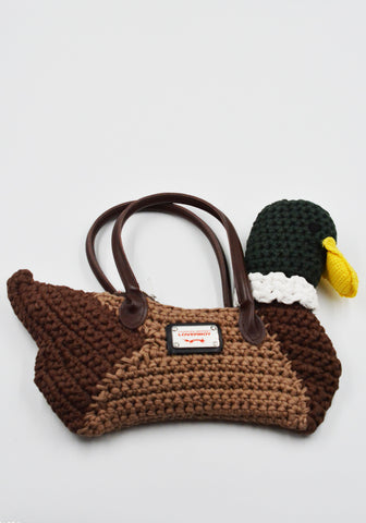 CHARLES JEFFREY LOVERBOY DUCK BAG BROWN/GREEN FW25 | DOSHABURI Shop