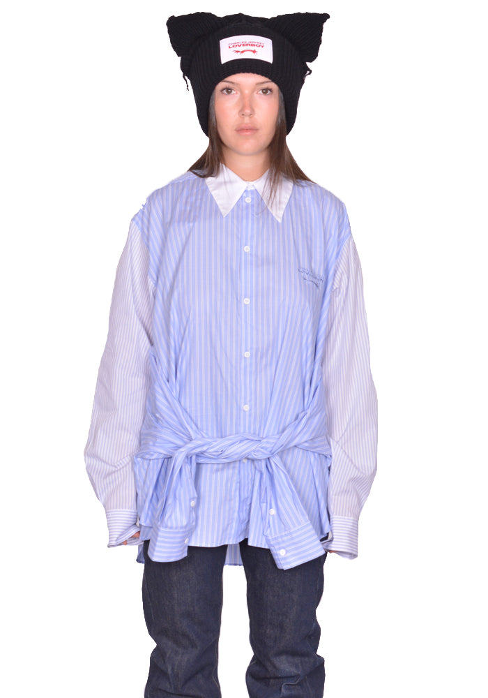CHARLES JEFFREY LOVERBOY HUG STRIPE SHIRT SS25 | DOSHABURI Shop