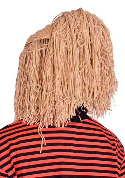 CHARLES JEFFREY LOVERBOY SUPERSIZED LION BEANIE BEIGE SS25 | DOSHABURI Shop