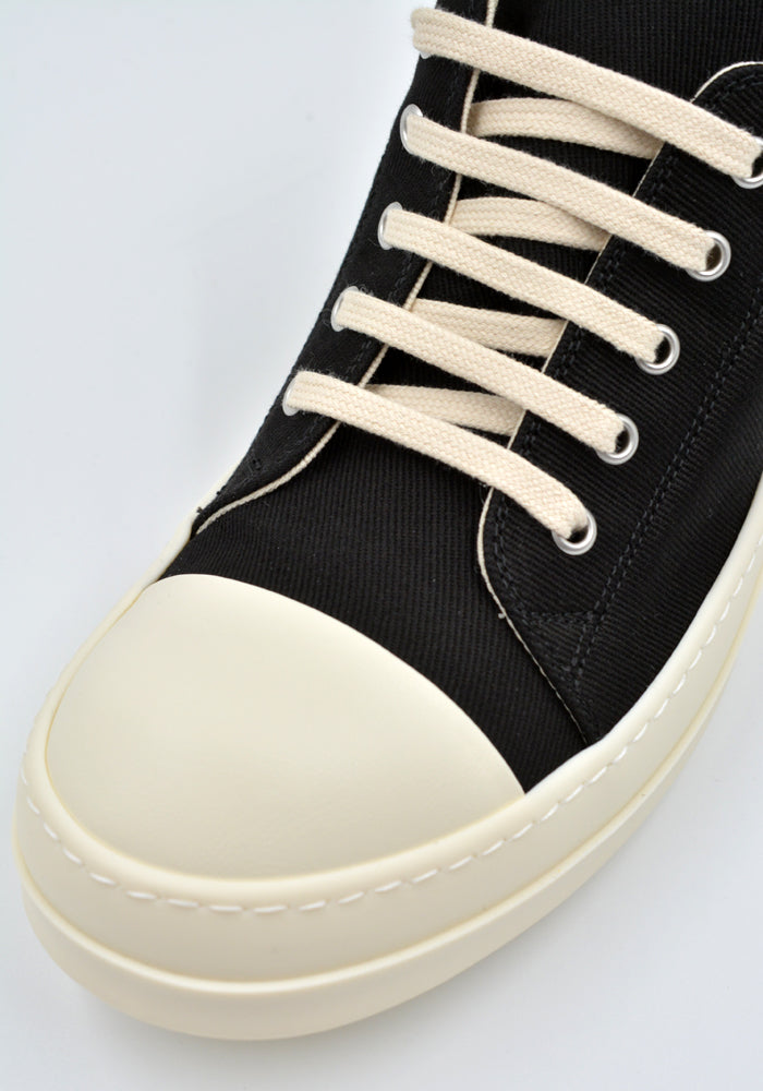 DOSHABURI通販｜ JUMBOLACED LOW SNEAKERS BLACK FW24
