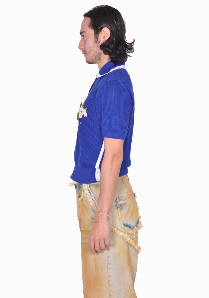 トップス EGONLab DIAMOND KNIT POLO トップス EGONLab DIAMOND KNIT POLO トップス EGONLab DIAMOND