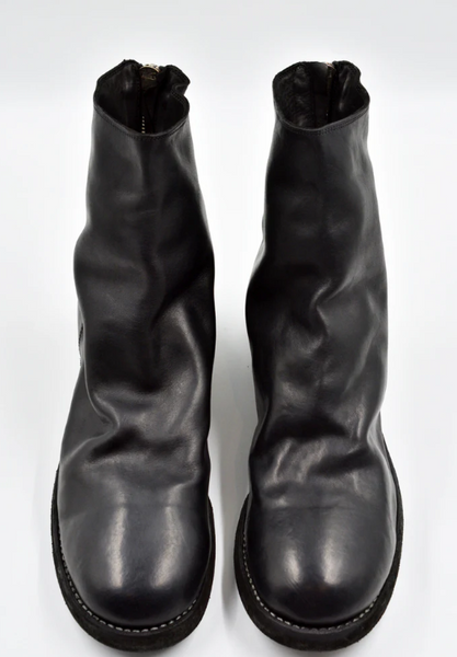 GUIDI 796ZX HORSE FULL GRAIN LEATHER SHORT BOOTS BLACK | DOSHABURI Shop