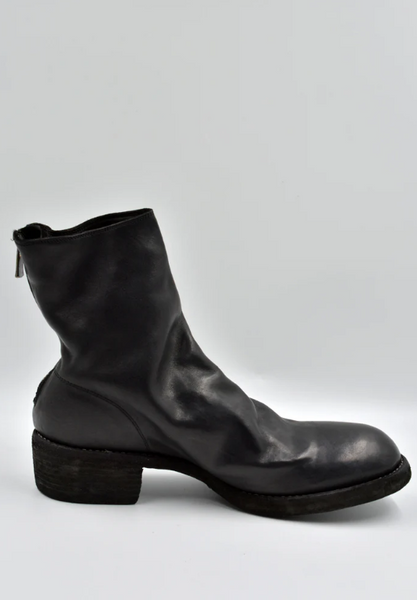 GUIDI 796ZX HORSE FULL GRAIN LEATHER SHORT BOOTS BLACK | DOSHABURI Shop