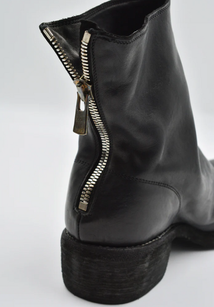 GUIDI 796ZX HORSE FULL GRAIN LEATHER SHORT BOOTS BLACK | DOSHABURI Shop