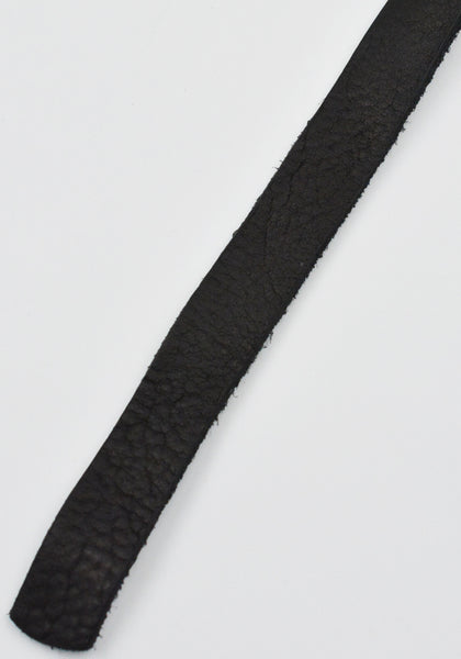 GUIDI BLT0 UNISEX BISON FULL GRAIN LEATHER BELT BLACK (New Season)