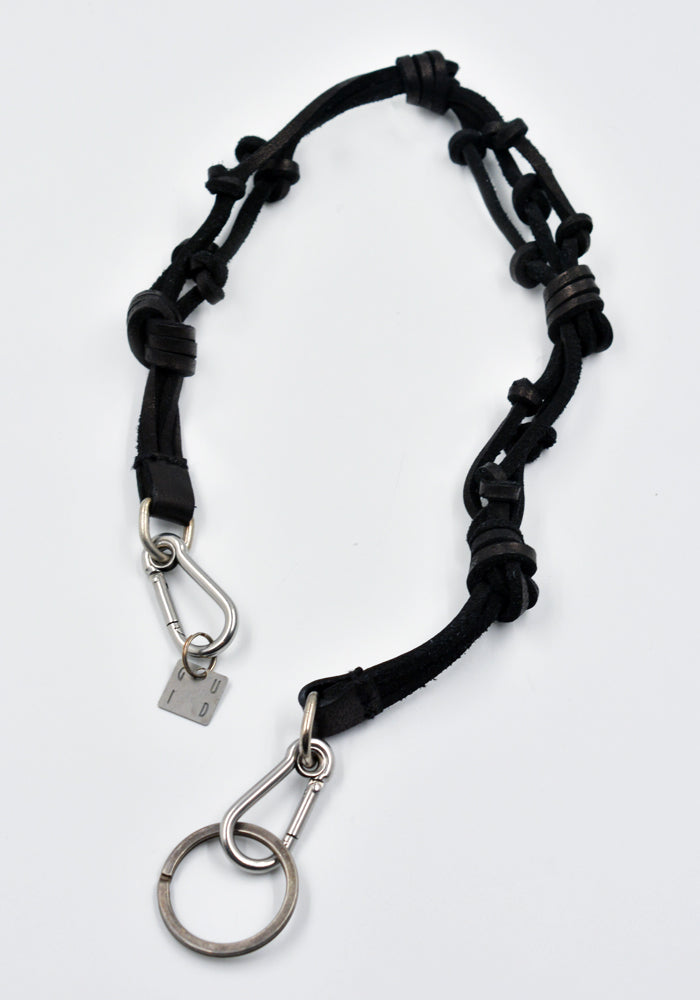 DOSHABURI 通販｜GUIDI CRD00 GROPPONE LEATHER KEY CHAIN BLACK