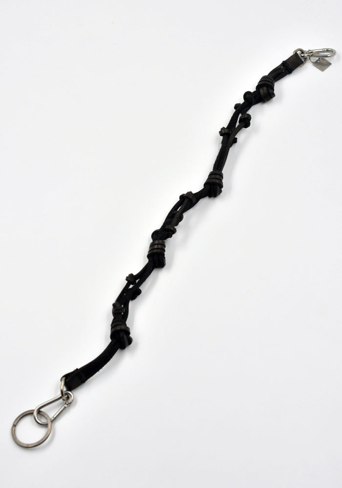 DOSHABURI 通販｜GUIDI CRD00 GROPPONE LEATHER KEY CHAIN BLACK