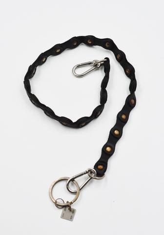 GUIDI HB03 SOFT HORSE FULL GRAIN LEATHER KEYCHAIN BLACK | DOSHABURI Shop