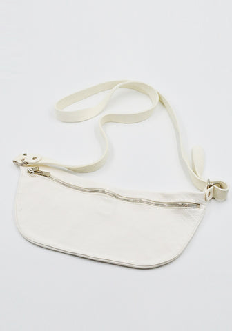 GUIDI Q10M SOFT HORSE FULL GRAIN LEATHER BELT BAG WHITE | DOSHABURI Shop