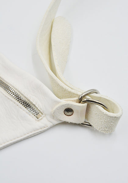 GUIDI Q10M SOFT HORSE FULL GRAIN LEATHER BELT BAG WHITE | DOSHABURI Shop