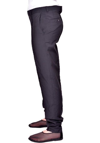 HODAKOVA HORSEHAIR TROUSERS BLACK SS26 | DOSHABURI Online Shop