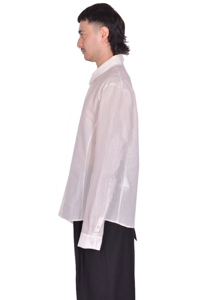 INDIVIDUAL SENTIMENTS BASIC LONG SLEEVE SHIRT WHITE SS25 | DOSHABURI nline Shop
