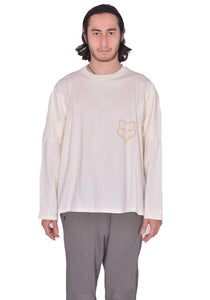 KIKO KOSTADINOV FOX LAB LONG SLEEVE T-SHIRT OFF WHITE SS25 | DOSHABURI Shop