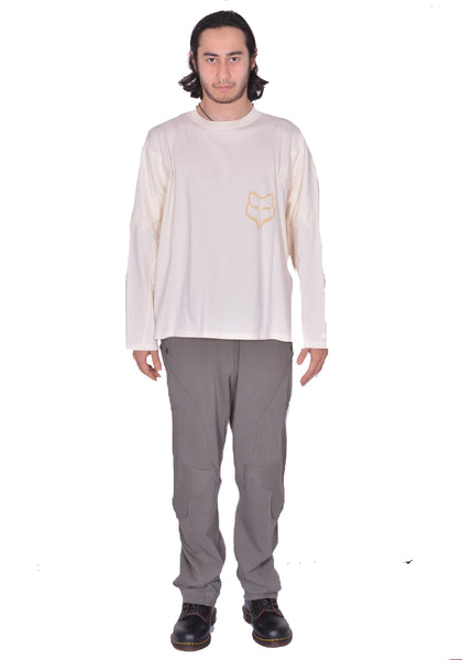 KIKO KOSTADINOV FOX LAB LONG SLEEVE T-SHIRT OFF WHITE SS25 | DOSHABURI Shop