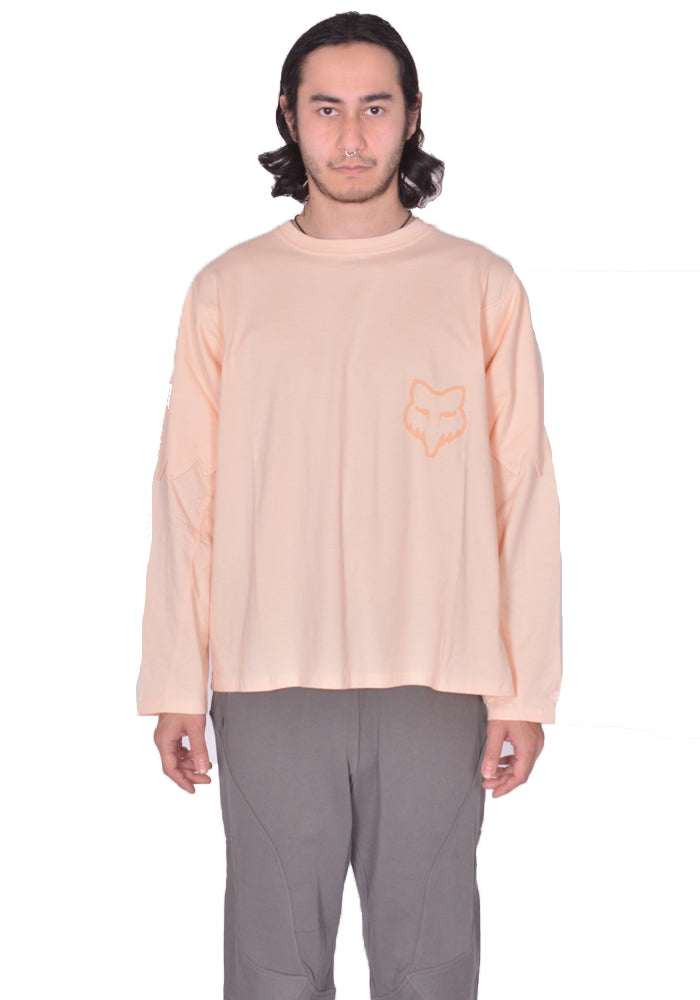 KIKO KOSTADINOV FOX LAB LONG SLEEVE T-SHIRT PALE PINK SS25 | 50%OFF