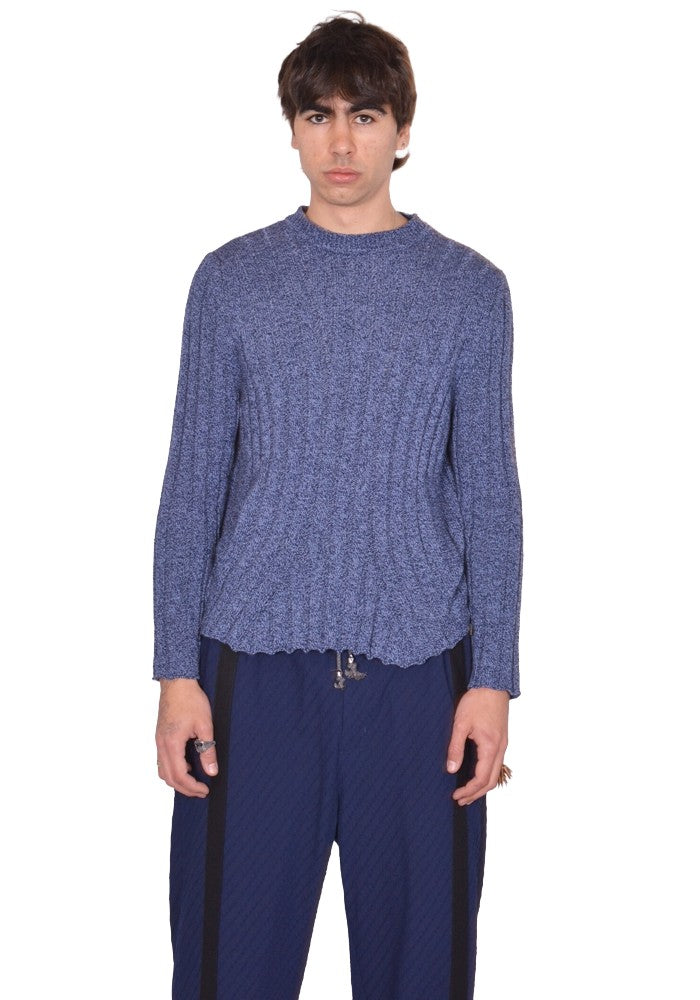 DOSHABURI通販｜KIKO KOSTADINOV KADA KNIT PULLOVER BLUE MELANGE