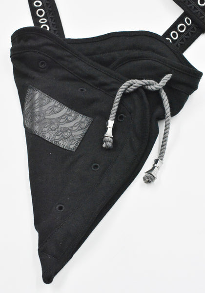 KIKO KOSTADINOV MEN HATHA JERSEY BAG BLACK SS26 | DOSHABURI Shop