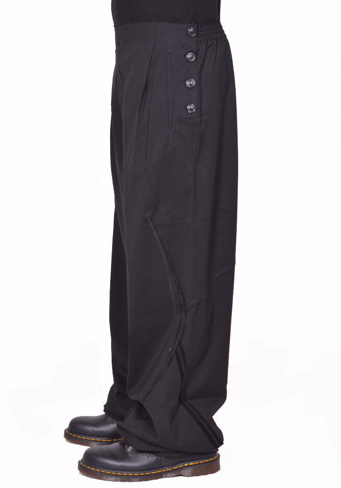 DOSHABURI通販｜KIKO KOSTADINOV MEN VIG K-DART TROUSERS BLACK FW25