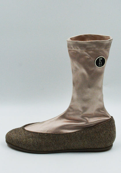 KIKO KOSTADINOV PROXIMA LOW BALLERINA SHOES OATMEAL/PALE PINK FW25 | DOSHABURI Shop