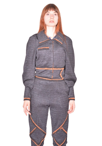 KIKO KOSTADINOV WOMEN COMPASS JACKET ABYSS BLACK SS26  | DOSHABURI Online Shop