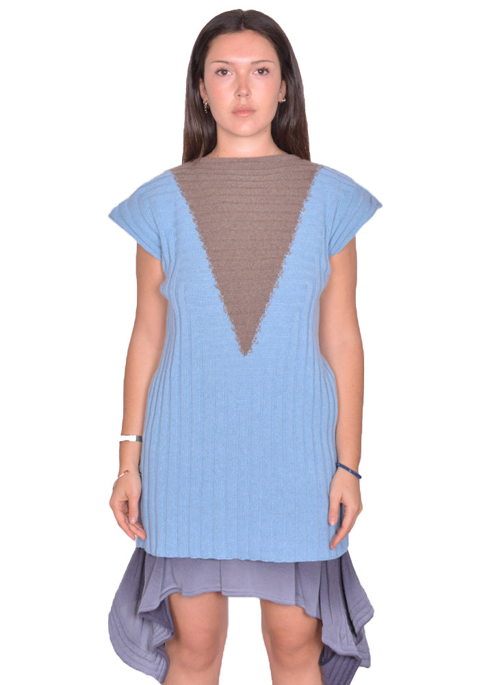 DOSHABURI通販｜KIKO KOSTADINOV WOMEN DAKOTA VEST BLUE/SEPIA SS25