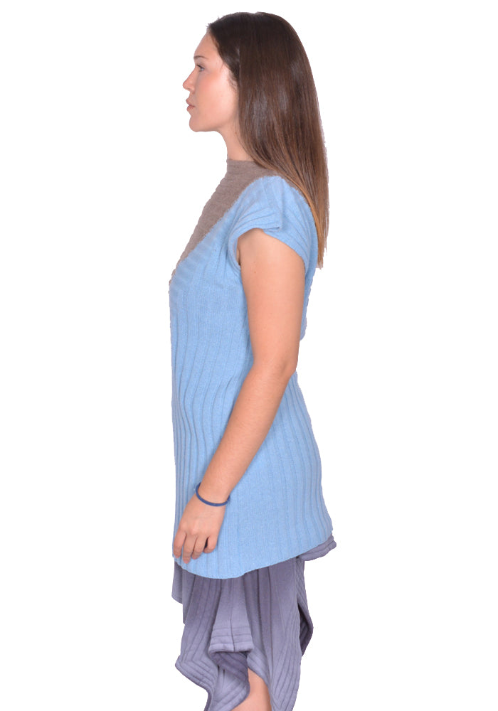 DOSHABURI通販｜KIKO KOSTADINOV WOMEN DAKOTA VEST BLUE/SEPIA