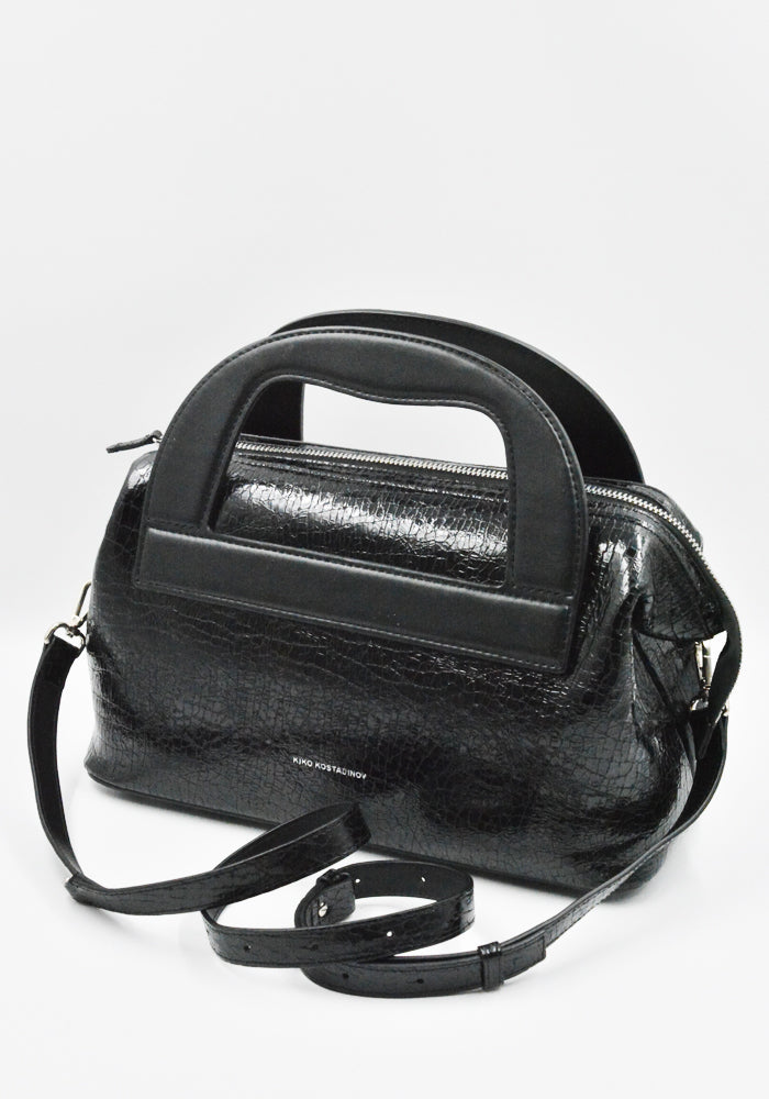 ショルダーバッグ kiko kostadinov 00072019 DORIS BAG DOSHABURI通販｜KIKO KOSTADINOV WOMEN ISADORA BAG CRACKED BLACK