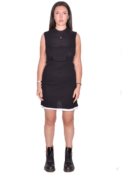 KIKO KOSTADINOV WOMEN VECTO KNIT TUNIC BLACK SS25 | DOSHABURI Shop
