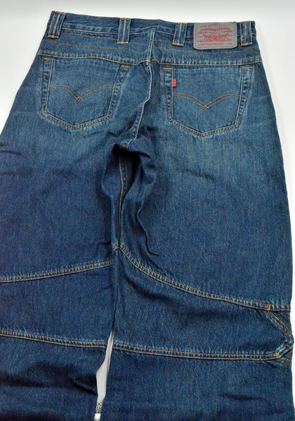 KIKO KOSTADINOV x LEVI'S ARTICULATE BAGGY JEANS BLUE | DOSHABURI Shop 