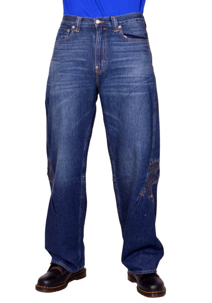 KIKO KOSTADINOV x LEVI'S ARTICULATE BAGGY JEANS BLUE | DOSHABURI Shop 