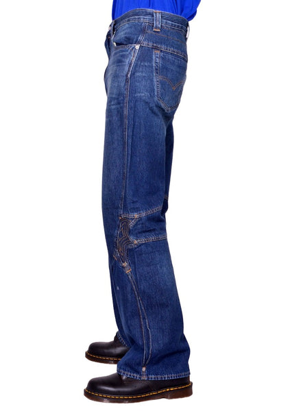KIKO KOSTADINOV x LEVI'S ARTICULATE BAGGY JEANS BLUE | DOSHABURI Shop 