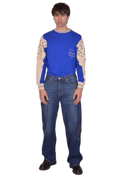 KIKO KOSTADINOV x LEVI'S ARTICULATE BAGGY JEANS BLUE | DOSHABURI Shop 
